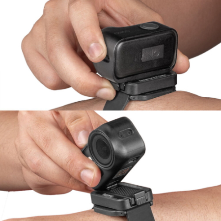SmallRig 5763 - pasek na rękę/nadgarstek do DJI Osmo Nano i Osmo Action 6 - przykład użycia